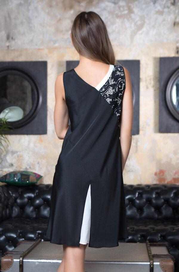 17601 Платье домашнее женское Mia-Mia "Black&White"