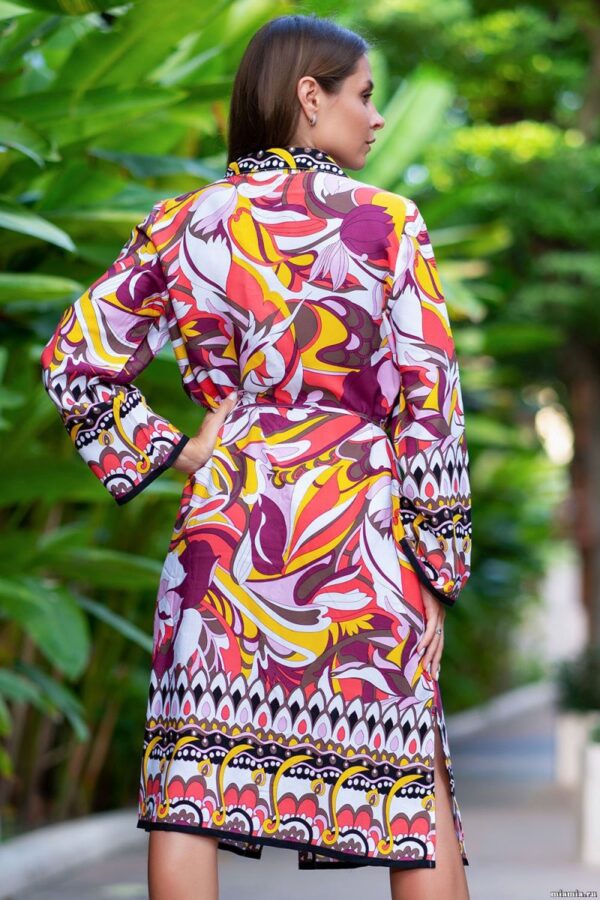 Яркое платье-рубашка Bahama